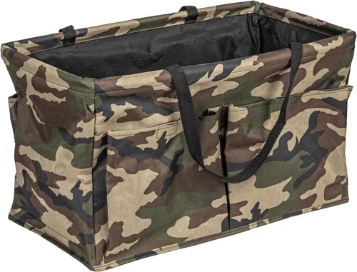Vista 15 de Household Essentials Contenedor Gray Krush - Bolsa de utilidad multiusos con bolsillos Gris