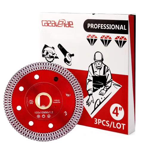 Vista 7 de 3 unids/lote 4 "super fina porcelana diamante hoja de sierra hoja de azulejo para porcelana cerámica