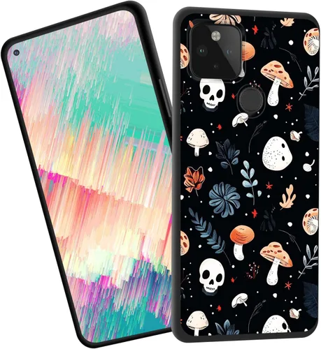 Vista 83 de Funda delgada para Google Pixel 4 XL, funda delgada de silicona de TPU suave a prueba de golpes para Google Pixel 4 XL, cruz negra
