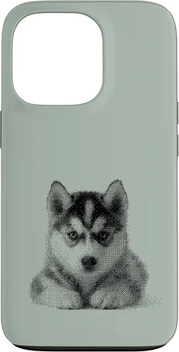 Vista 9 de Chic Husky Puppy for Dog Mom and Paw Parents Case for iPhone 15