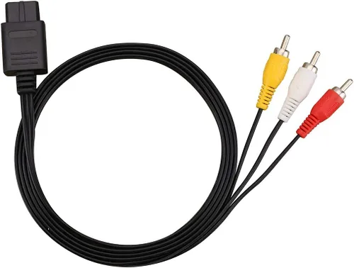 Vista 5 de AV Audio Video Cable Compatible with Nintendo Gamecube