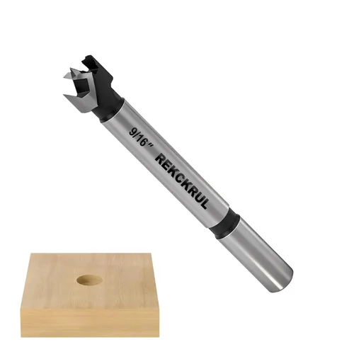 Vista 9 de Broca Forstner de 3 pulgadas, broca Forstner de 3 pulgadas para carpintería, cortador de bisagra para madera dura, madera contrachapada, plástico