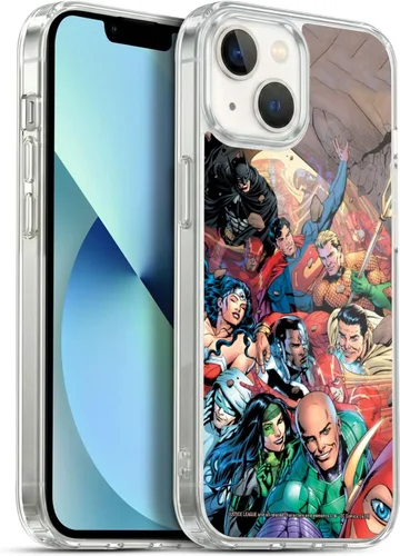 Vista 28 de Head Case Designs Funda de gel con licencia oficial de la Liga de la Justicia DC Comics #10 Darkseid War Comic Book Cover