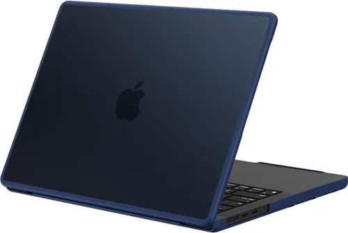 Vista 9 de BlueSwan - Funda antigrietas para MacBook Pro de 14 pulgadas M5-M1 Pro/Max 2026-2021 Anti-Scratch Protective Hard Shell Case, Soft TPU Bumper