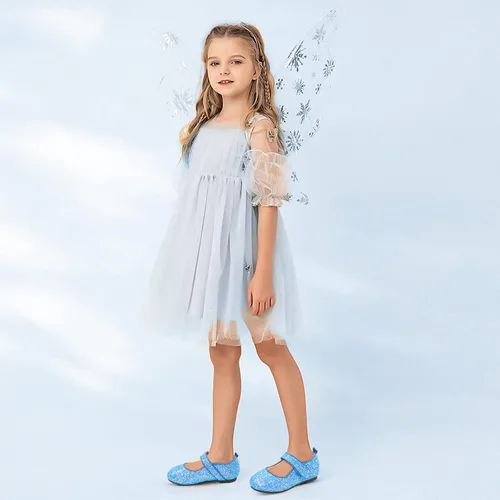 Vista 2 de ADAMUMU Zapatos de vestir para niñas, zapatos brillantes para niñas, zapatos de vestir para uniforme escolar de princesa Mary Jane, zapatos