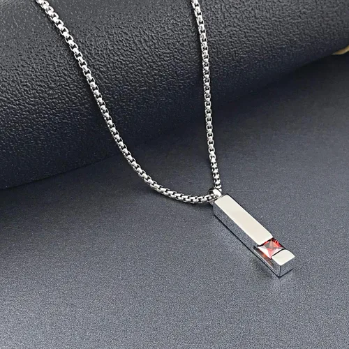 Vista 22 de YOUFENG collar con urna para cenizas, cubos de piedras natales, urna para cenizas humanas, collar de urna de cremación, relicario, recuerdo