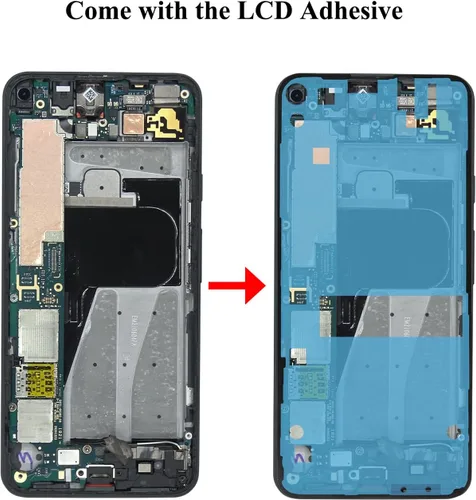 Vista 6 de Kits de reemplazo de batería para Pixel 5a compatibles con Google Pixel 5a 6.34 '' Modelo G1F8F, G4S1M con kits de herramientas adhesivas