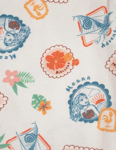 Vista 5 de Disney Moana - Conjunto de sudadera con capucha y leggings de forro polar para bebés hasta niños grandes (12 meses - 14-16)