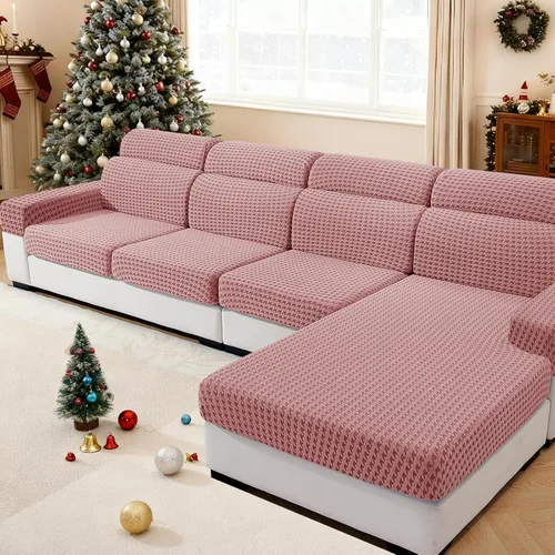 Vista 41 de MAXIJIN Fundas de cojín elásticas de terciopelo para sofá, funda de cojín suave de repuesto para sofá de dos plazas, protector de asiento