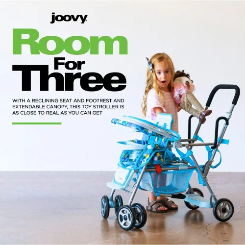Vista 5 de Carriola para muñecas de juguete cabús de Joovy , Azul