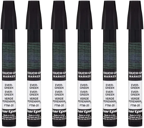 Vista 40 de AD Marker Chartpak - Marcadores de retoque de marco de madera, Tri-Nib, juego de 9 colores de veta de madera, 1 cada uno (FTM9)