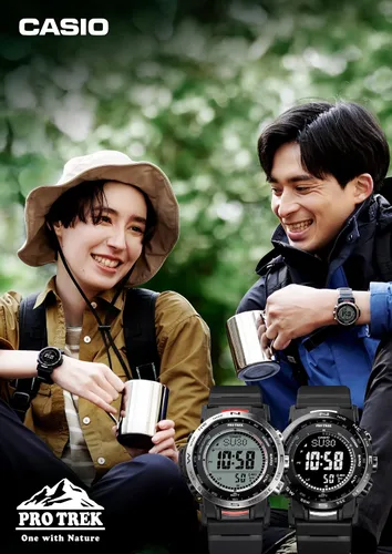 Vista 2 de Casio PRW-35-1AJF Línea de escalador PRO Trek Importación de Japón Modelo de mayo de 2023, Negro -, Moderno