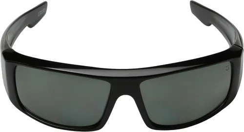 Vista 2 de Spy Optics Logan - Gafas de sol polarizadas con color negro brillante, gris y verde, Verde