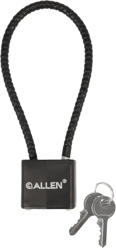 Vista 11 de Allen Cable Gun Lock para escopetas, rifles y pistolas (2 llaves)