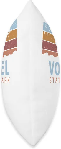 Vista 2 de Vogel State Park Stuff Vogel State Park Georgia Retro Cool Throw Pillow, 16 x 16, multicolor