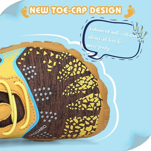 Vista 4 de SAGUARO Zapatos de agua minimalistas para niños y niñas zapatos descalzos ligeros para senderismo atléticos al aire libre secado rápido para caminar