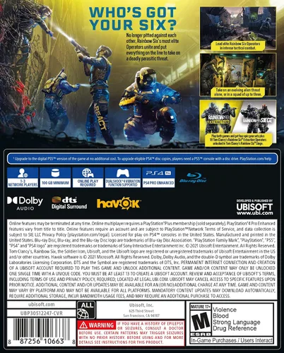 Vista 2 de Tom Clancy's Rainbow Six Extraction - PlayStation 4, PlayStation 5