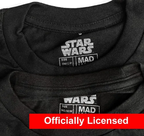 Vista 3 de STAR WARS Darth Vader Blueprint Schematic Design - Camiseta para hombre, diseño gráfico, color negro