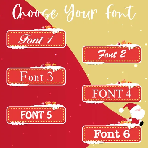 Vista 3 de Medias de Navidad personalizadas con nombre, 7 diseños, 6 fuentes, medias familiares personalizadas para Navidad, vacaciones y familia para Gnomo
