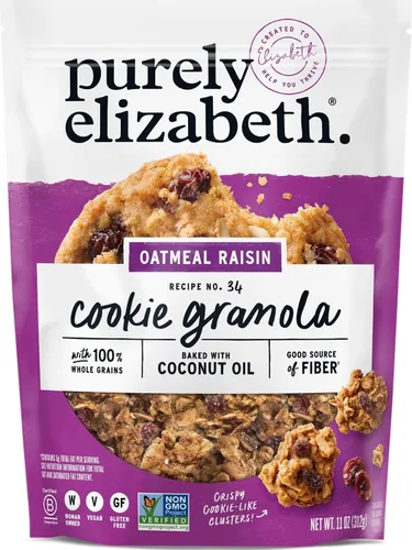 Vista 9 de Purely Elizabeth granola de galleta con chispas de chocolate 11 OZ