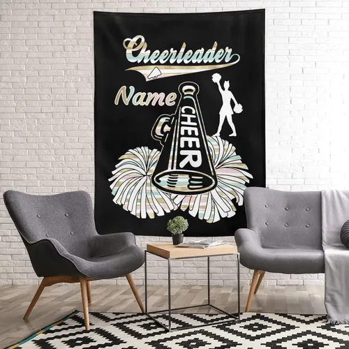 Vista 3 de Cheer Art - Manta de bebé personalizada con nombre, manta de forro polar suave para niñas y niños, recién nacidos, regalo de cumpleaños, 30 x 40