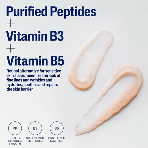 Vista 4 de Cetaphil Healthy Renew - Suero facial antienvejecimiento de 1 oz, suero alternativo al retinol para cara con niacinamida y péptidos, cuidado