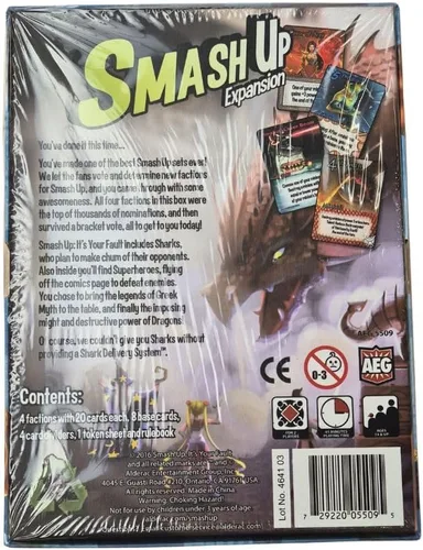 Vista 3 de Juego expansión de cartas Smash Up: It's Your Fault