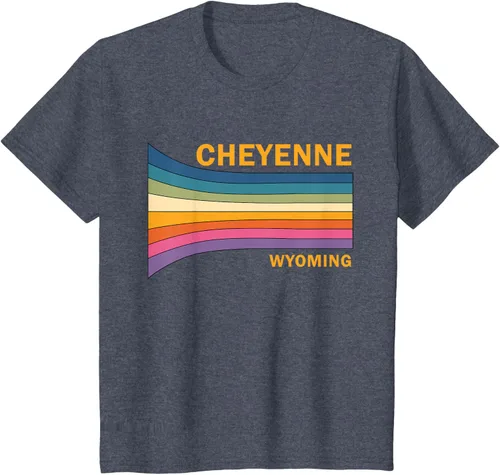 Vista 17 de Retro Vintage 70s Cheyenne Wyoming camiseta