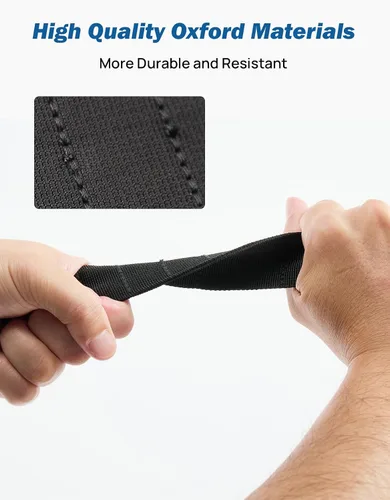 Vista 6 de JOYTUTUS Correas de limitación de puerta compatibles con Wrangler, paquete de 2 correas de control de limitación de puerta ajustables resistentes