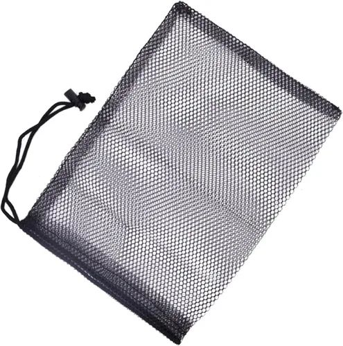 Vista 4 de Bolsa de malla de nailon resistente al desgarro Bolsa de malla con cordón Bolsa de malla de gran capacidad resistente multifuncional