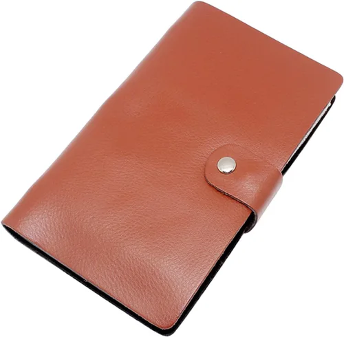 Vista 12 de boshiho Leather Credit Card Holder Business Card Case Book Style 90 Count Name ID Card Holder Book