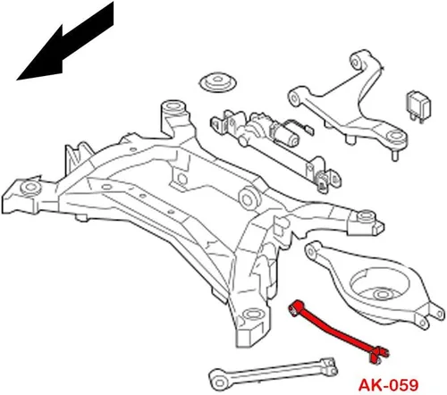 Vista 4 de Godspeed AK-059 - Kit de curvatura ajustable, trasero, compatible con Nissan 370Z Z34 2009-19