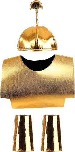Vista 5 de elope Kit de sombrero, collar y puños de la marca Groove Kronk de Emperor's, Oro