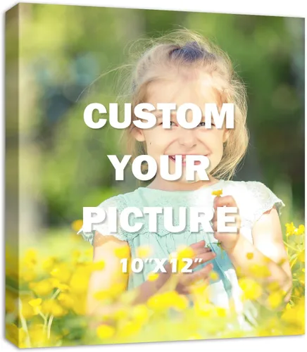 Vista 22 de YYYYHPP Impresiones en lienzo con tus fotos, arte de pared personalizado de foto a lienzo, impresión en lienzo para boda, familia, bebé, mascotas
