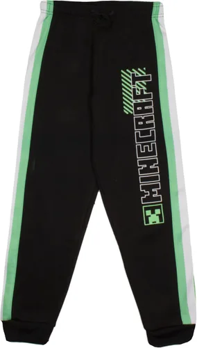 Vista 5 de Minecraft Creeper - Conjunto de pantalones deportivos de 3 piezas para niños, con cremallera, camiseta de manga corta y pantalones deportivos activos