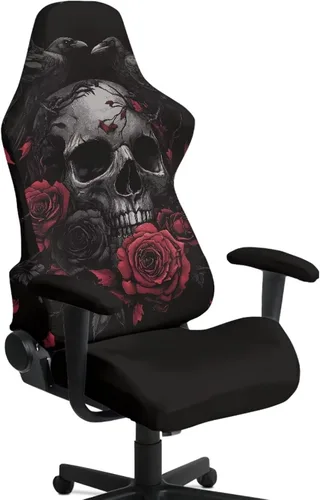 Vista 16 de Fundas para silla de videojuegos de 250 aniversario, 4 piezas, cómodas, ergonómicas, para oficina, fundas giratorias de poliéster, decoración