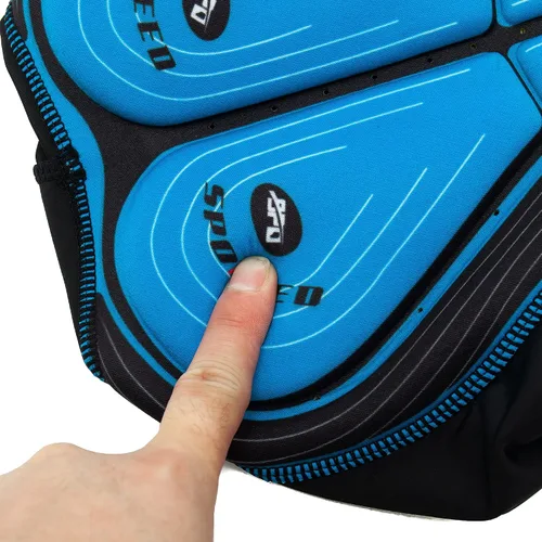 Vista 3 de sponeed - Mallas de ciclismo para hombre, acolchadas, 4D, para ciclismo de carretera