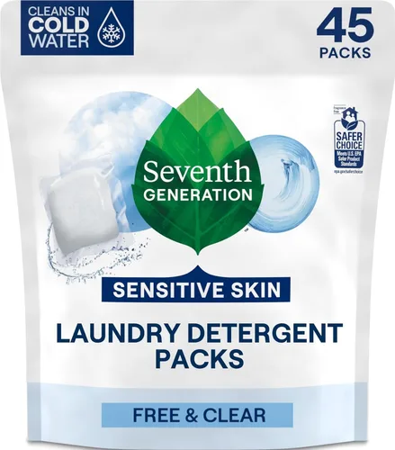 Vista 9 de Seventh Generation Detergente líquido para ropa, aroma cítrico fresco, 60 cargas, combate las manchas, 90 onzas líquidas