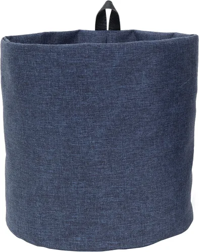 Vista 5 de Bigso Box of Sweden Soft Hang Around Hanging Storage Basket Large Beige. (Pack of 2)