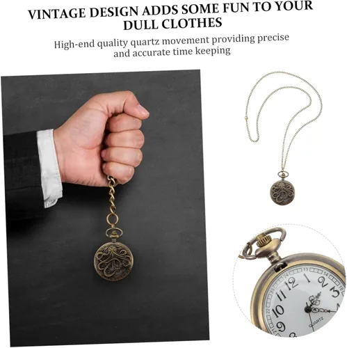 Vista 5 de WOFASHPURET 1pc Pocket Watch Men Watches Necklaces for Women Trendy Nurse Mens Chain Necklaces m Necklace for Women
