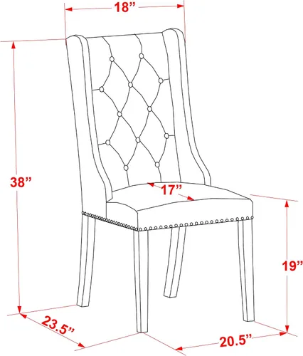 Vista 13 de East West Furniture SHFO3-BLK-01 - Juego de comedor de 3 piezas para espacios pequeños que contiene una mesa de cocina redonda con pedestal y 2