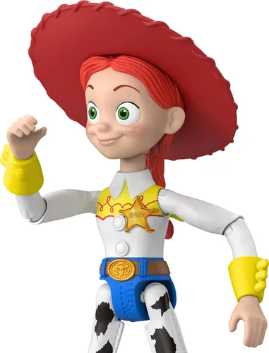 Vista 3 de Mattel Figuras de acción de Toy Story de Disney y Pixar de 7 pulgadas, personajes clave de escala de juego, 8 articulaciones más posables con diseño