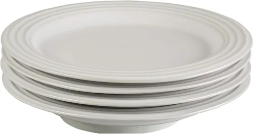 Vista 7 de Le Creuset Juego de 4 platos de ensalada de gres, 8.5" cada uno, Caribe