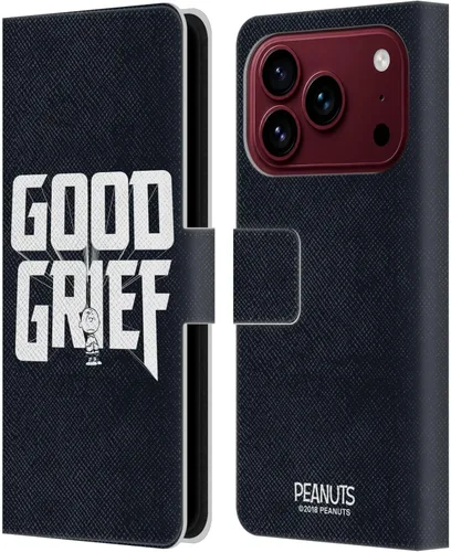 Vista 14 de Head Case Designs Funda de piel con licencia oficial de Peanuts Charlie Brown Good Grief Rock Tees compatible con Apple iPhone 11 Charlie Brown Buen