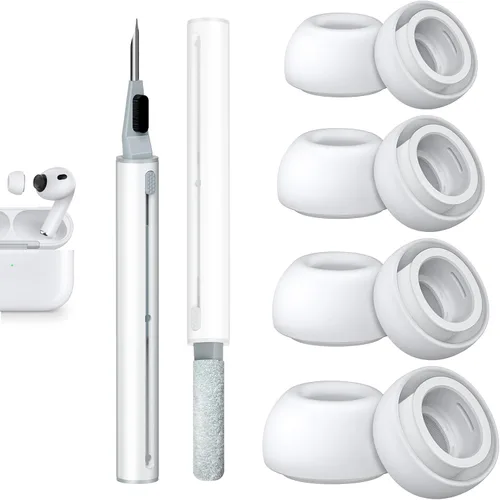 Vista 10 de Almohadillas de repuesto para AirPods Pro 3 (5 pares, XXS/XS/S/M/L, blanco)