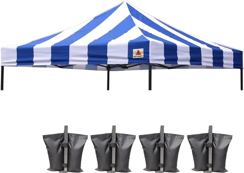 Vista 41 de ABCCANOPY Toldo de repuesto para tienda de campaña desplegable (8 x 8 pies, blanco)