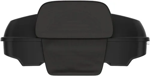 Vista 8 de Moto Onfire US Stock Denim/negro mate, paquete turístico de maquinilla de afeitar, montaje Tour Pak desmontable para 2009-2020, H-D Touring, Street