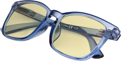 Vista 11 de Gafas de lectura cuadradas de gran tamaño con bloqueo de luz azul para mujeres y hombres