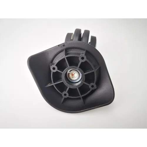 Vista 14 de Zoofen Ruedas de equipaje de repuesto para maleta, color negro, ruedas de repuesto para maleta con 4 agujeros para tornillos (Z-293)