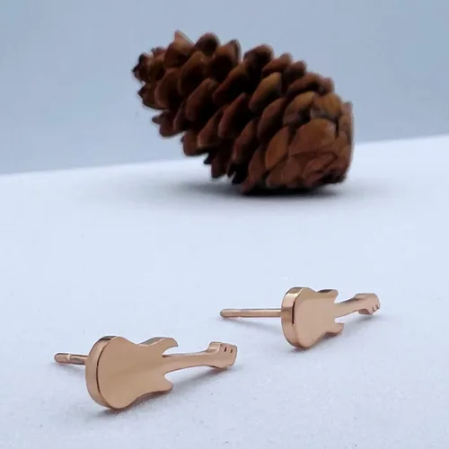 Vista 6 de Pendientes de música - Accesorios de música - Pendientes de nota musical - Pendientes de trompeta - Pendientes de notas musicales